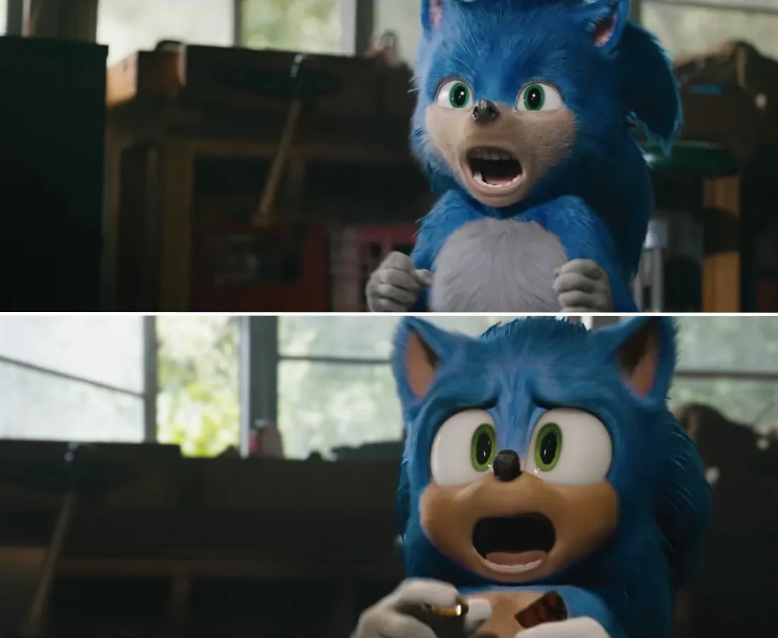mediafanatic25's tweet photo. Do you see what happens with the power of fan demand? It means we the FANS have the ability to change the fate of a franchise and companies in charge of them, imagine if no one said anything about Ugly Sonic, Paramount just kept it and the first movie bombed https://t.co/kEU0UCM115