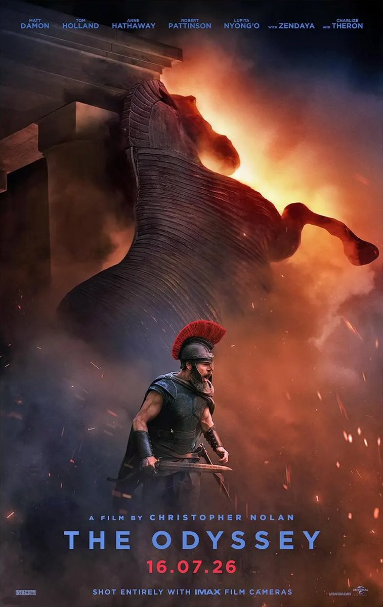 GlobalBoxOffice's tweet photo. Christopher Nolan’s THE ODYSSEY is ending its run in IMAX 70mm auditoriums this coming weekend.

Tom Cruise’s DIGGER will take over all IMAX screens next week. https://t.co/kSaBwdMg7h