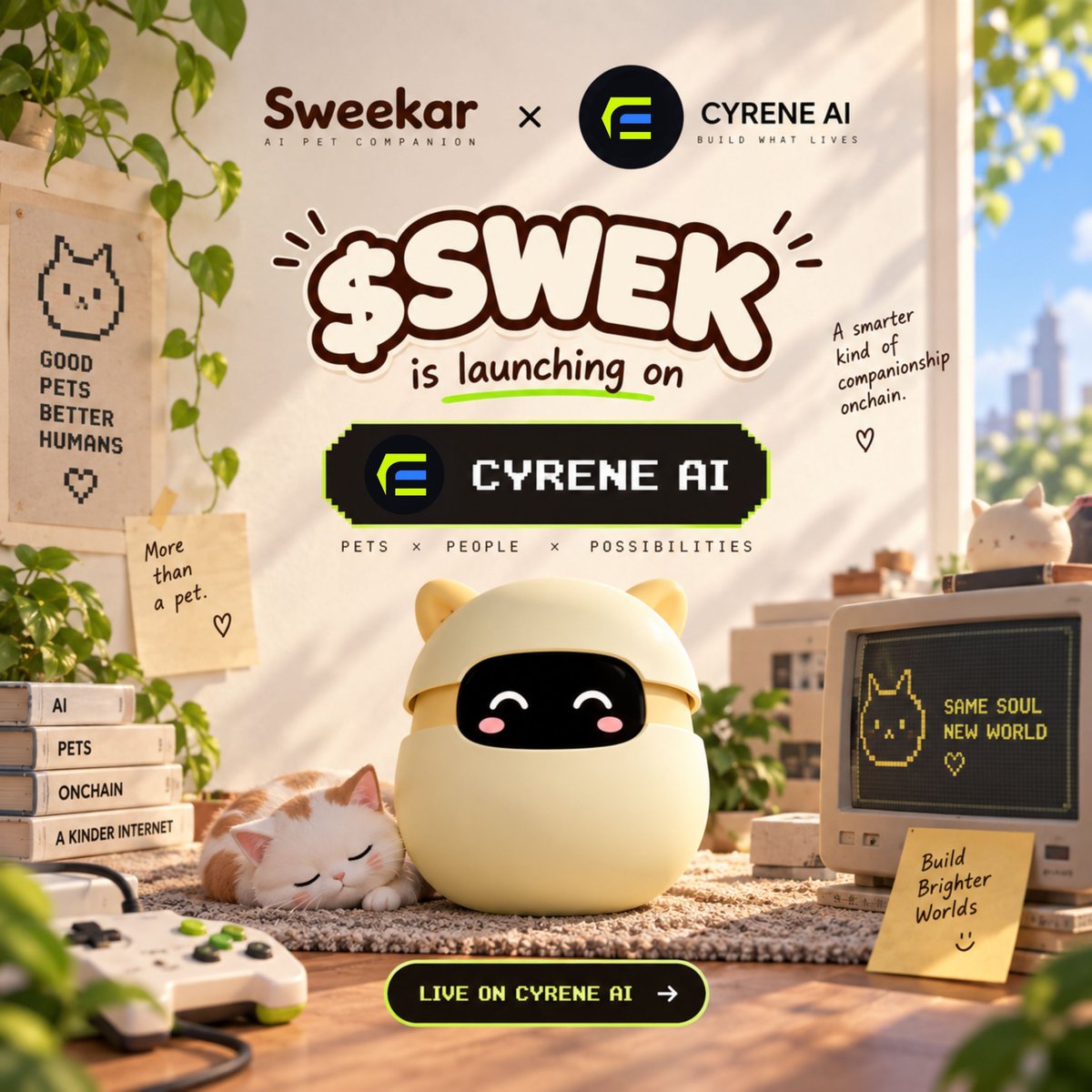 SweekarPet's tweet photo. We are coming to @CyreneAI https://t.co/PCtLaf3WZ0