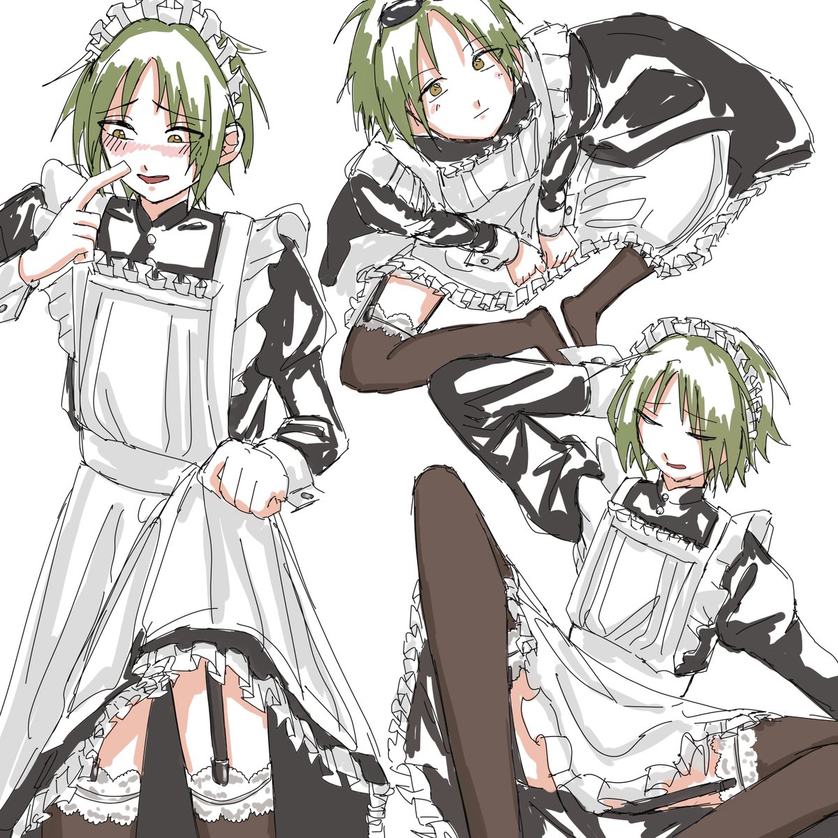 tsugu3122's tweet photo. #煩悩メイド化企画
せっかくなので出してなかった冬向くんを https://t.co/qdxrQwzKLc