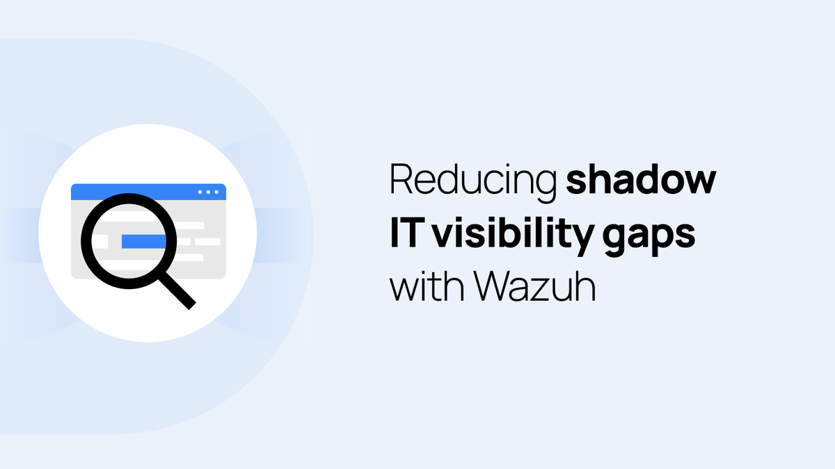 blueteamsec1's tweet photo. Reducing shadow IT visibility gaps with Wazuh https://t.co/2LCT7MBSsV #Security https://t.co/Cd2vMgwFFG