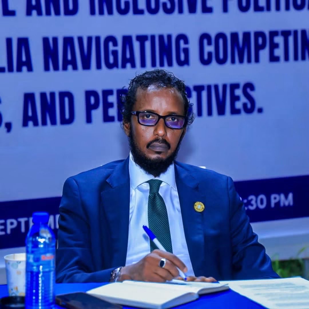 PuntlandSignal's tweet photo. The 36th edition of PDRC Talks is underway, moderated by Aziiza Mohamed @somalisoul The discussion focuses on if Somalia can navigate a peaceful, inclusive political transition and establish a stable political framework and if not what other options are open? 

#PDRCTalks #PDRC #APC2026 #AnnualPeaceConference #Somalia #Peacebuilding #PoliticalTransition #Governance