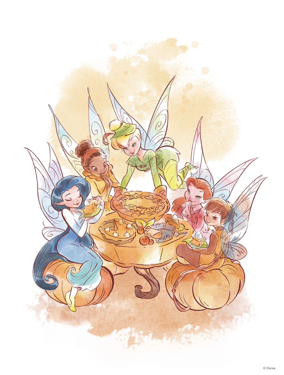 desolatist's tweet photo. NEW CASEY ROBIN TINKER BELL ART TO CELEBRATE THE FIRST DAY OF FALL https://t.co/poozVU3aW3