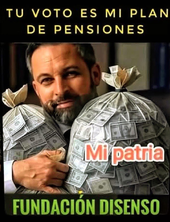 touslesjoursmoi's tweet photo. @Santi_ABASCAL Moro Abascal, devuelve los 11 millones CHORIZO! https://t.co/7St597b0tS