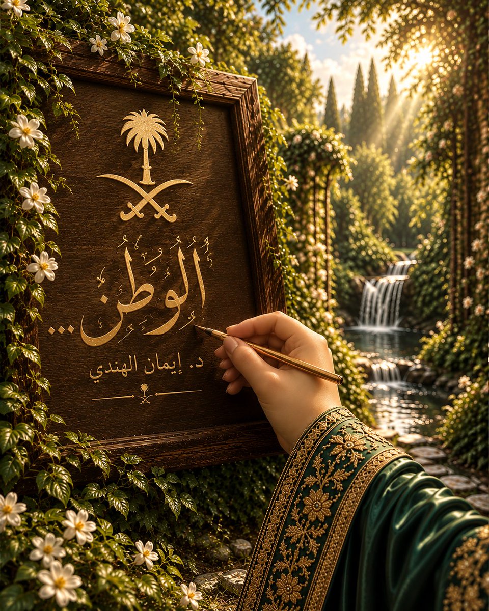 emankalhendi's tweet photo. ..
السعوديةُ وطن لا يُكتب بالحبر؛ بل تنقشه القلوب ولاءً،، وتحفظه الأيام مجدًا،، وترويه الأجيال فخرًا 🤍🇸🇦🤍
وطن كلما امتد به الزمن،، ازداد فينا عِزًّا..🇸🇦🤍

#اليوم_الوطني_السعودي_٩٦ 
#اليوم_الوطني_السعودي_نحو_القمة_96 https://t.co/Fap3Eabm3O