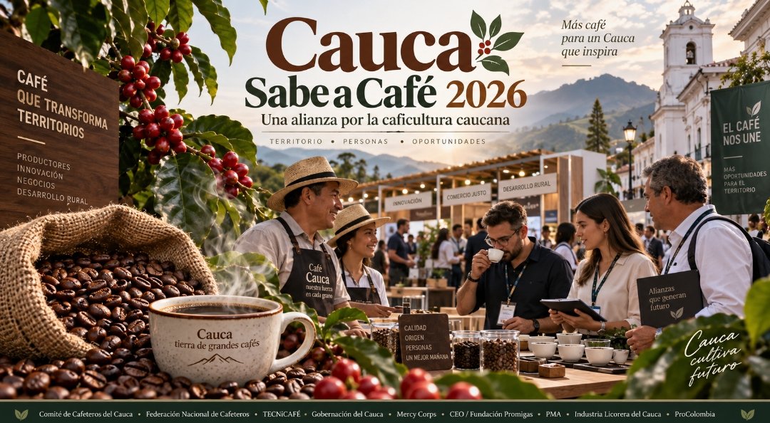 pvirtualcom's tweet photo. Cauca Sabe a Café 2026 cerró con una amplia alianza para fortalecer la caficultura caucana
https://t.co/iE8ppUX5Hp https://t.co/EM4TVdiunl