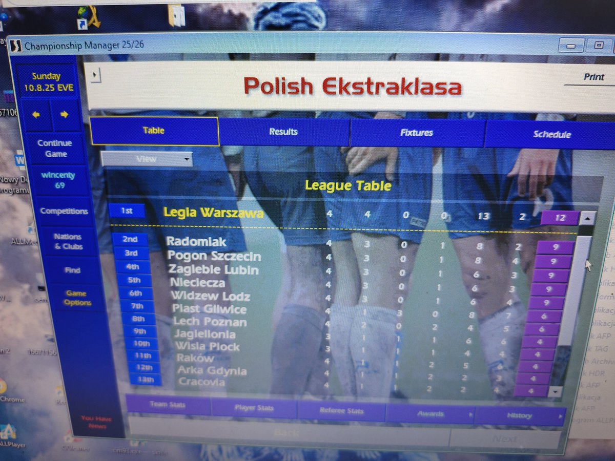 WiktorTrza55867's tweet photo. Ale ten nowy Cm 01/02 po tych zmianach jest zajebisty Panie Świecicki musi Pan zagrać,jednolita tabela w ekstraklasie bez dzielenia na grupy ,5 zmian ,realne kwoty np 22 mln za awans do LM , https://t.co/4rlnzL4Uvn
