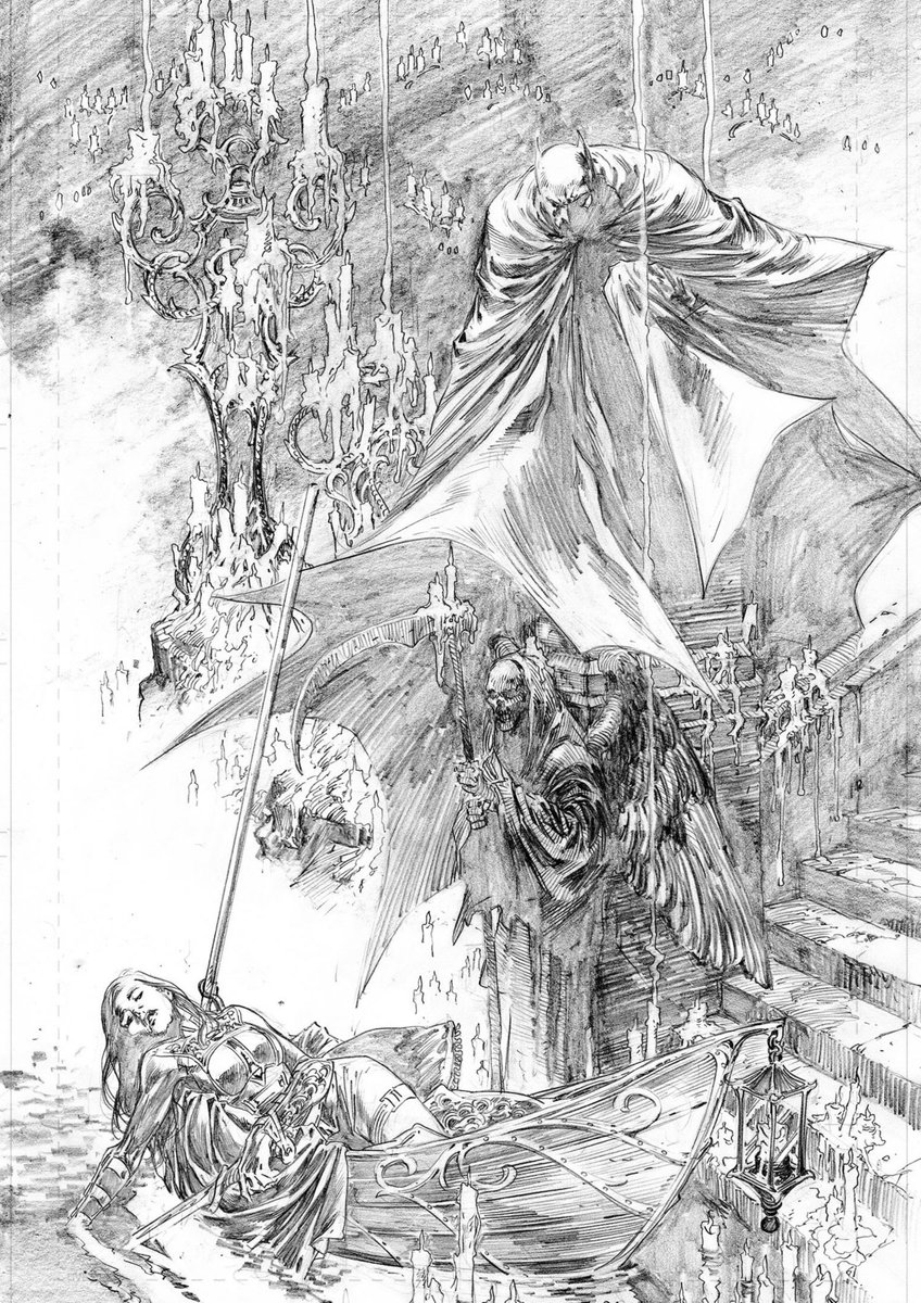 taliasghul's tweet photo. batman and talia al ghul by ivan reis https://t.co/b7xWpeeTby