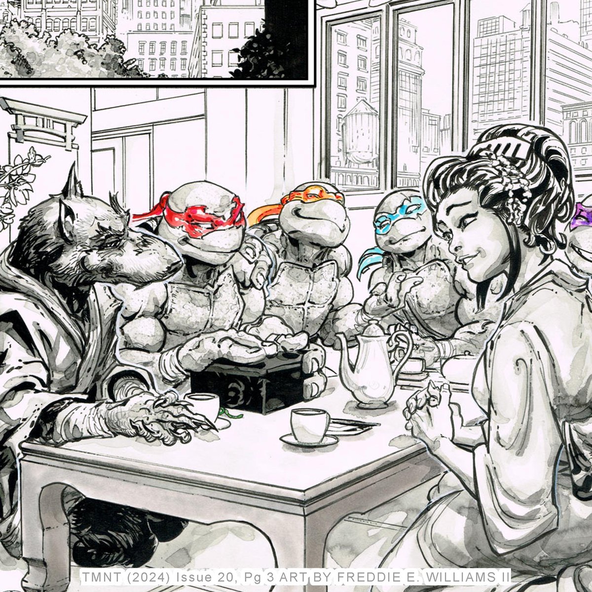 Freddieart's tweet photo. My art from the Teenage Mutant Ninja Turtles issue 20, page 03 from @idwpublishing

PLEASE Like/Comment/Follow for more art! :)
Original art available on https://t.co/VqX8iPP5ps https://t.co/VwnDXvRQwe https://t.co/9oBTxCWQxl