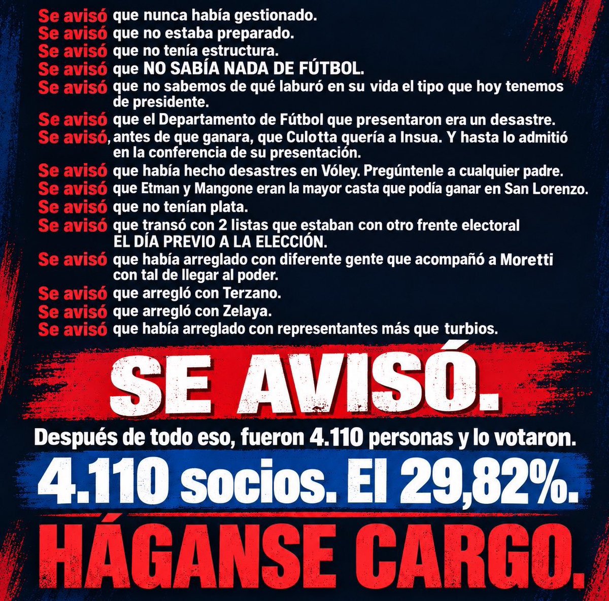 jfsanfi's tweet photo. No hicieron una buena..

Después de un fin de semana en Boedo me voy a mi MDQ natal extremadamente triste.
FUTSAL Masculino, Futbol de Campo Masculino, Femenino, un corchazo en los huevos...

Tic tac tic tac tic tac ⌛ https://t.co/1JTj6HdRWZ
