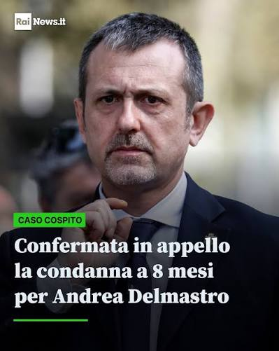 serebellardinel's tweet photo. Giudici Corte Appello #Roma hanno condannato a 8 mesi #DelMastro,ex sottosegretario alla Giustizia, accusato di rivelazione segreto ufficio in relazione caso dell'anarchico #Cospito! Le sue dichiarazioni:" Andremo in Cassazione"! Fuori le chat, in galera deve andare! https://t.co/KQpgS5BpFo