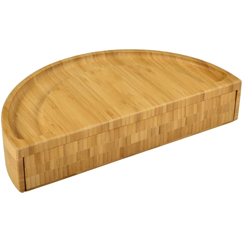 roonoslloyd's tweet photo. Entertaining made effortless with our sustainably sourced Bamboo Cheese Board — $45.21. A warm, organized surface that frames cheeses and accompaniments with quiet refinement. Perfect for mindful gatherings. #Entertaining #HomeDecor Tap the link in bio. https://t.co/crP1Aej9yN