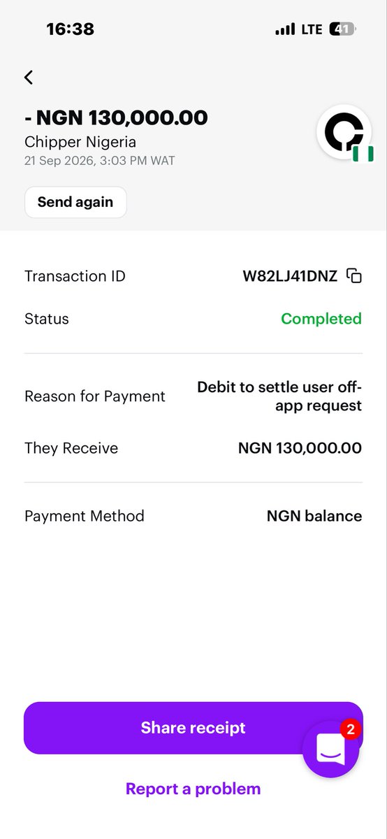 BAkainda's tweet photo. Hello @chippercashapp please I need my money, I’ve made a manual withdrawal for over 24 hours and the money is yet to hit my Opay account. Please I need to know what is going on and what needs to be done. https://t.co/Yudkx1M6N1