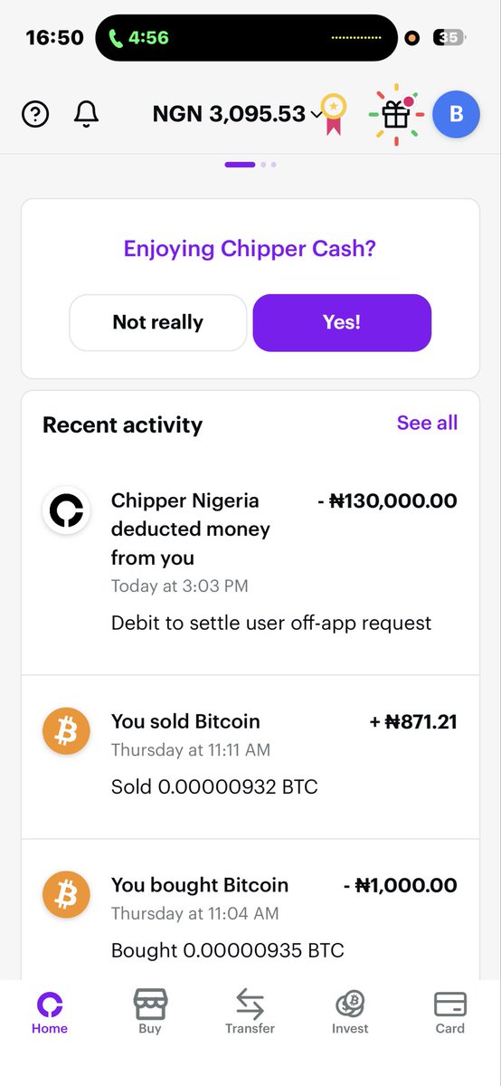 BAkainda's tweet photo. Hello @chippercashapp please I need my money, I’ve made a manual withdrawal for over 24 hours and the money is yet to hit my Opay account. Please I need to know what is going on and what needs to be done. https://t.co/Yudkx1M6N1