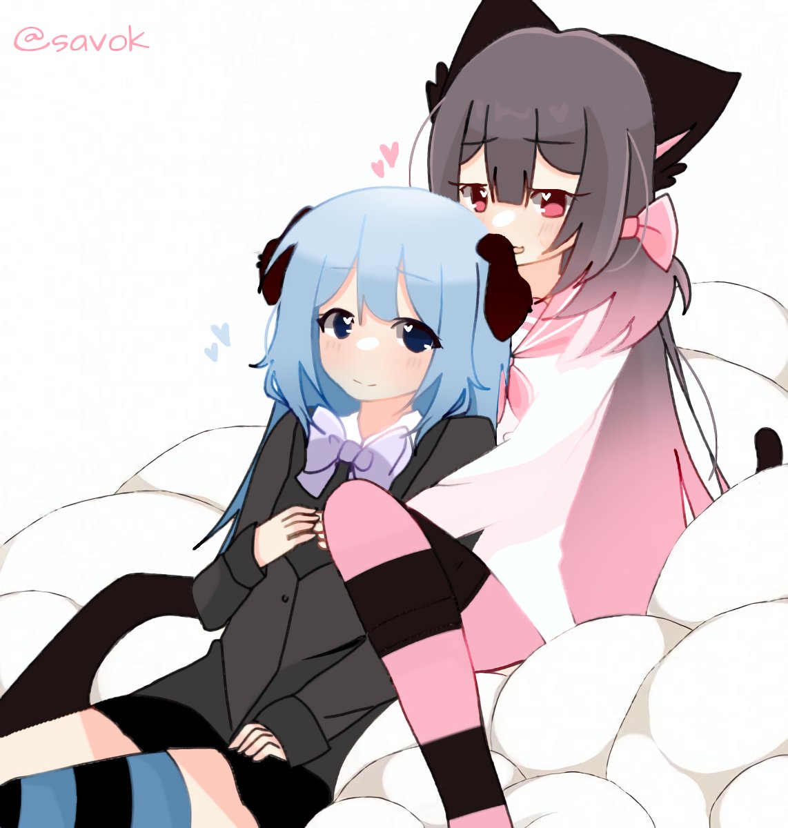 saavoch's tweet photo. my twin🩷🩵 https://t.co/a8wyn8dCsI