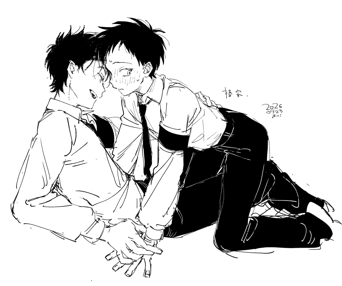 kyo___4590's tweet photo. 攻めのsiri狙われる絵描くの楽しい https://t.co/8geLqVKXj4