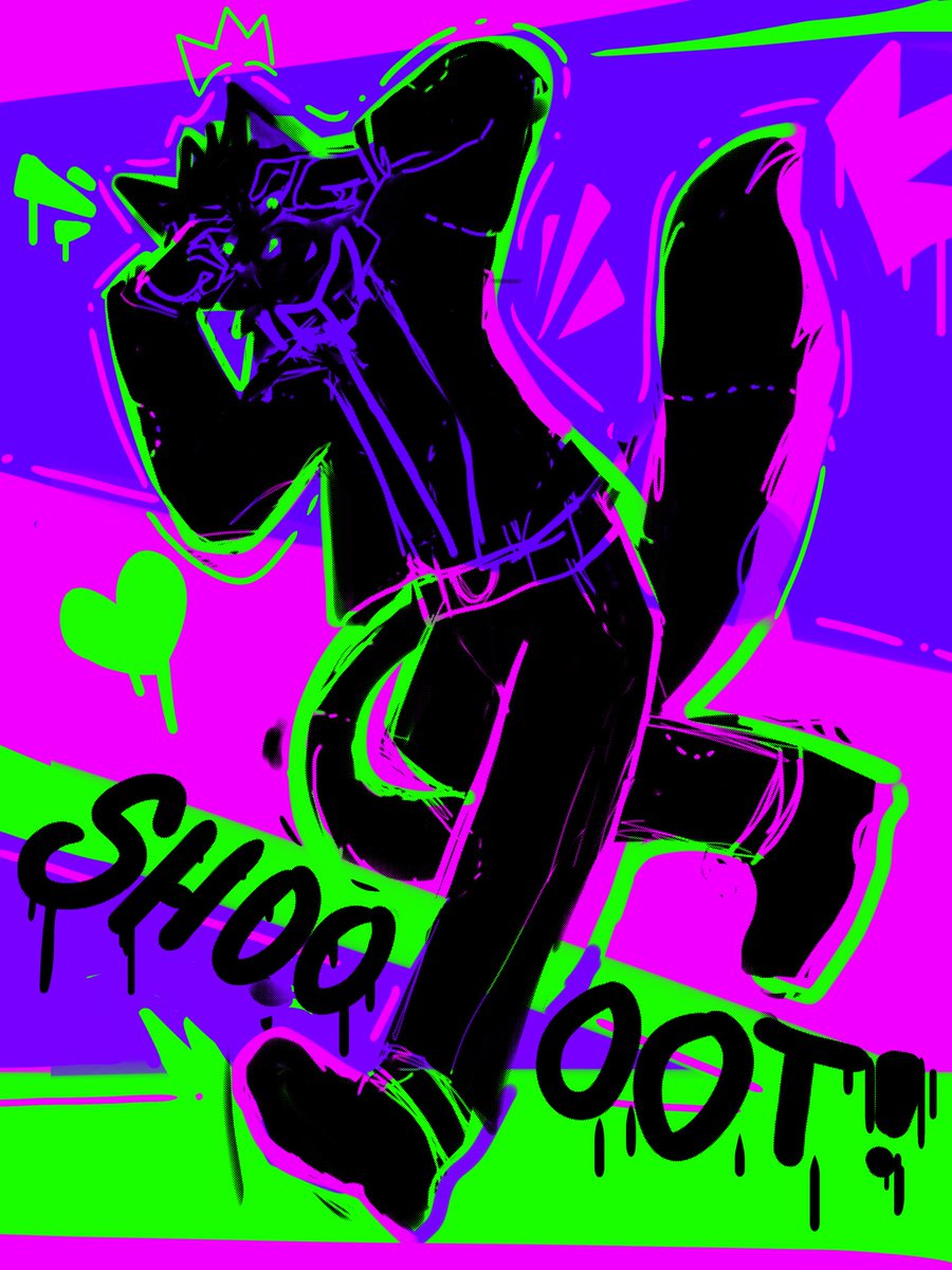 Zycko_A's tweet photo. and... SHOT! 💥

#doodle #furryart https://t.co/jhDrs8bv8L