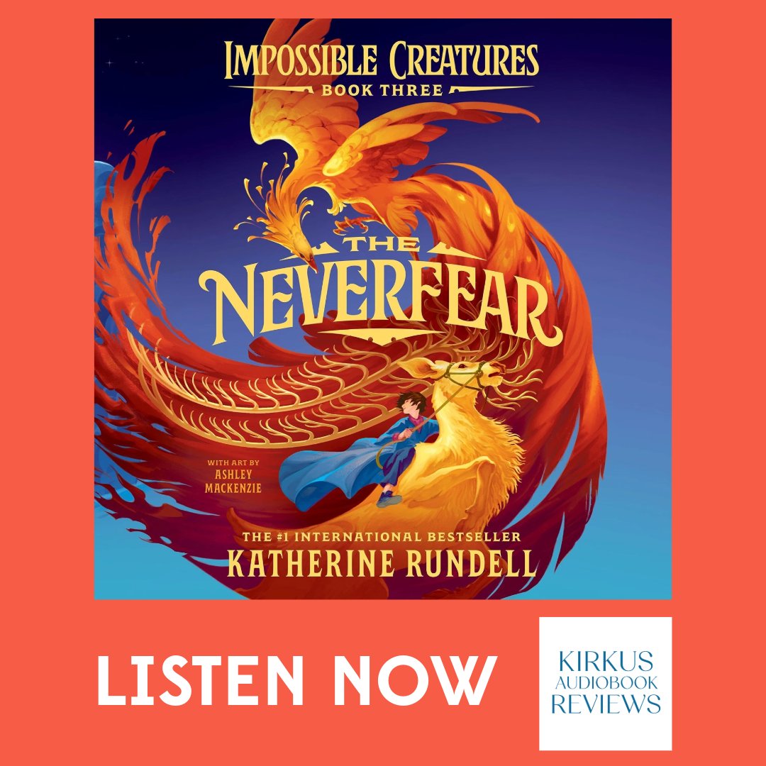 KirkusAudiobook's tweet photo. “Simply marvelous.”
—Kirkus Audiobook Reviews (Earphones Award)
The Neverfear by Katherine Rundell, read by Samuel West
https://t.co/Y5tvho8MxZ
.
.
.
#TheNeverfear #KatherineRundell #SamuelWest #KidLit #KirkusAudiobookReviews https://t.co/LB8weNhZqF