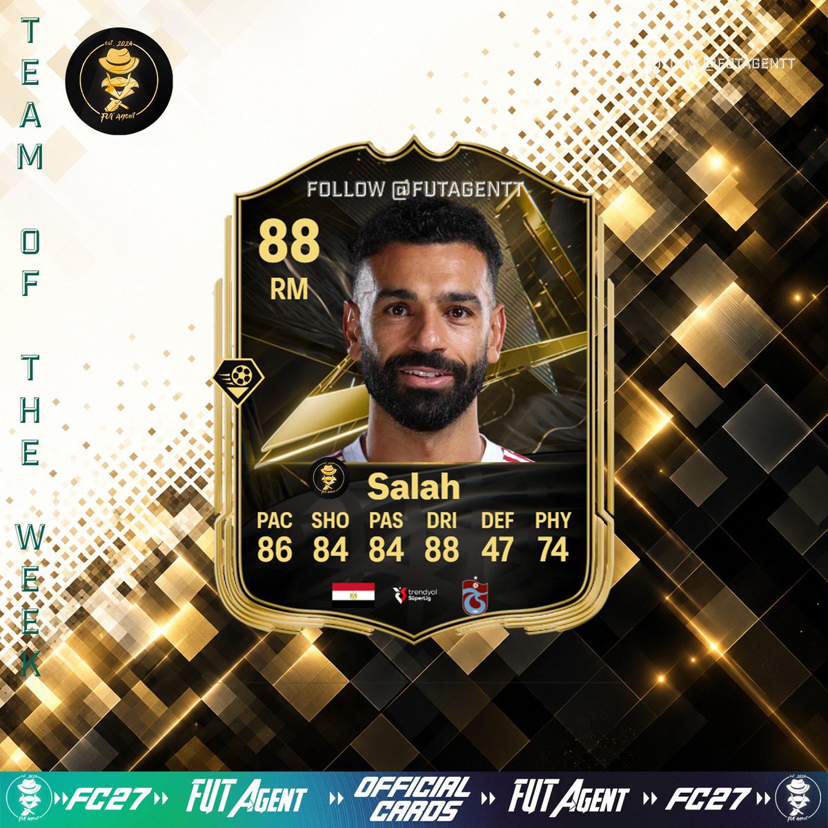futagentt's tweet photo. 💣 MOHAMED SALAH TOTW OFFICIAL CARD

LOW DRIVEN SHOT+

your player? https://t.co/q5O6lgv1lD