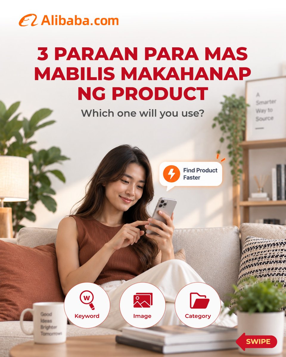 AlibabaSEA_'s tweet photo. Don’t rely on just one search method. Try Keyword Search, Image Search, or Related Categories to find products faster.

💡 Search smarter. Source better with https://t.co/Jam8DjxYfI.

#AlibabaCom #ProductDiscovery #SmartSourcing #BusinessGrowth https://t.co/rK2uP3agYE