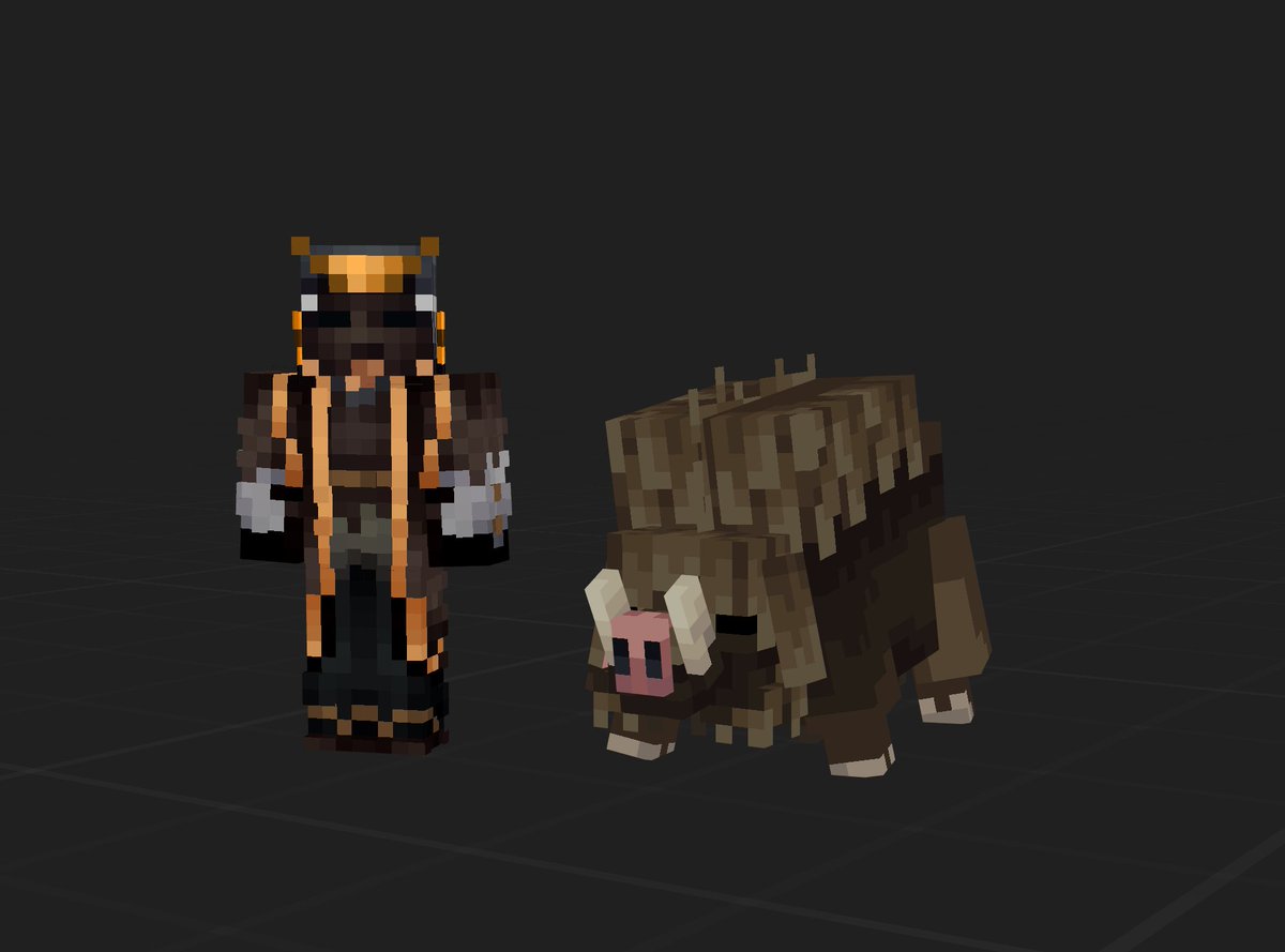 TrailforgeSTU's tweet photo. A little sneak peek at one of the mobs currently being worked on for Trailforge 👀
Still very much a WIP, but it’s already starting to take shape.
Model by @Henem__
#Minecraft #MinecraftMods #Blockbench #MinecraftModel #BlockbenchModel #pixelart #lowpoly https://t.co/aqW9PX9kdD