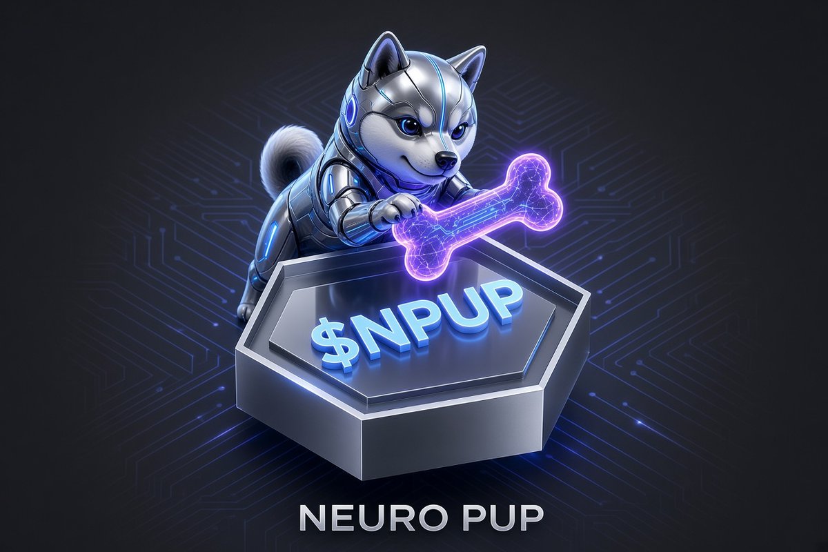NeuroPupHQ's tweet photo. 🐾 Meet Neuro Pup | $NPUP
The AI-powered pup bringing AI + meme culture + Web3 together. 🤖🐶

Built for creators, meme lovers, and a community that wants to build something different.

🧠 AI-powered
🐾 Community-driven
🚀 Meme-powered

#NeuroPup $NPUP #Memecoin #AIMemecoin #AI https://t.co/K5lYQ2vhWI