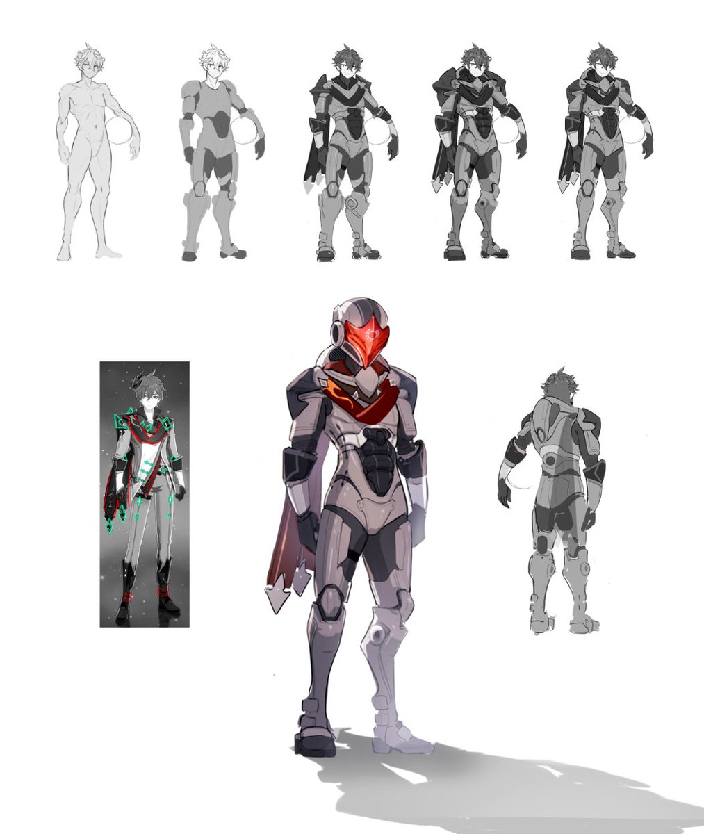 dillongoostudio's tweet photo. Tartaglia and Teucer character concepts from #PacificImpact! 
Design: @moridotart 

#ProjectNordExpress #GenshinImpactㅤ #HoyoFair #tartaglia #teucer https://t.co/fPMvaNpClA