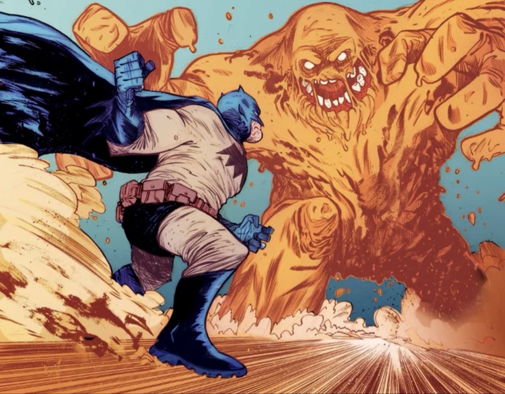 batmancurated's tweet photo. batman vs. clayface by daniel warren johnson &amp; shane m. bailey https://t.co/IRsXaKswrm