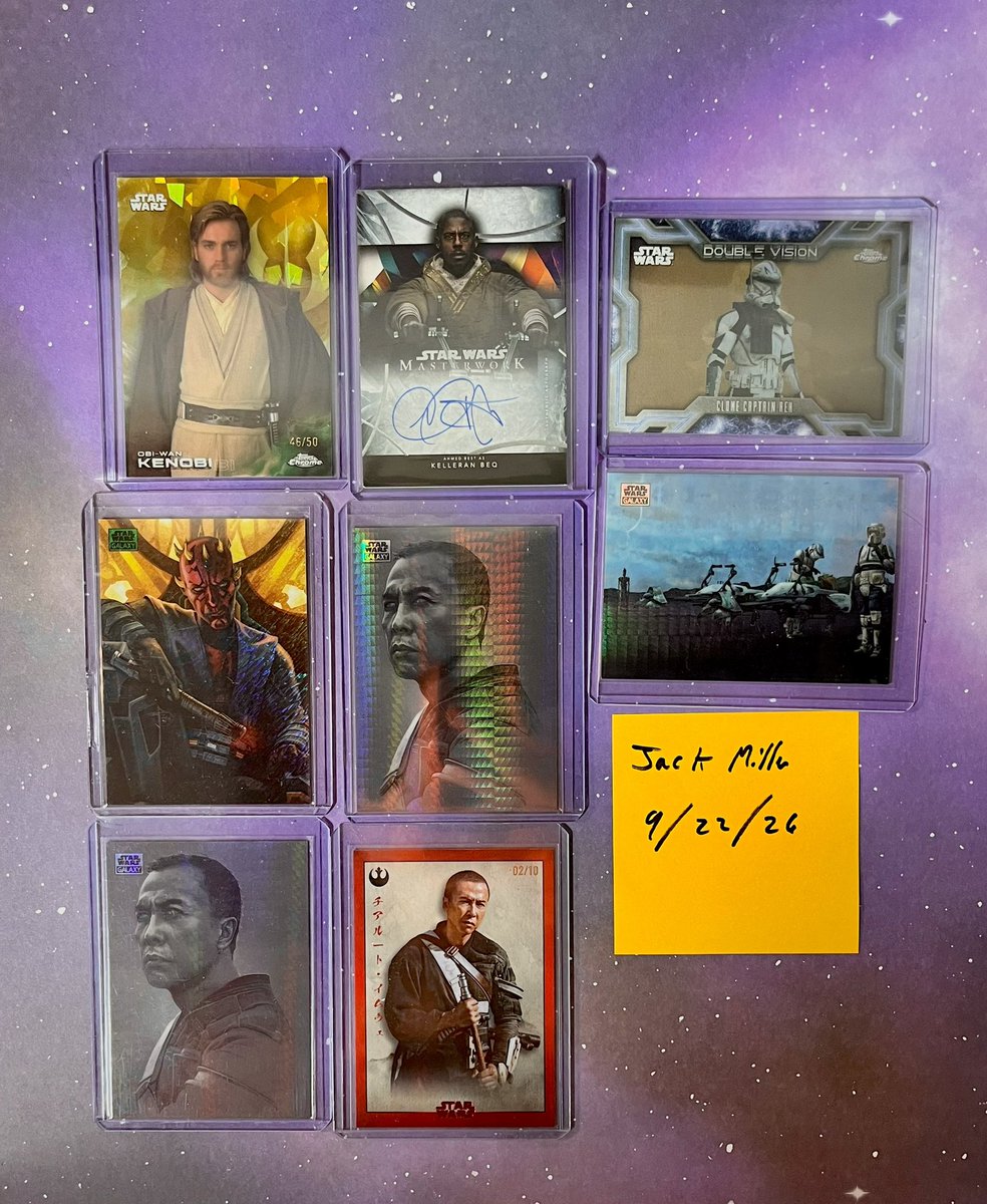 JBMStarWars's tweet photo. Been a while since I’ve posted. Cleaning out some inventory. Let me know if anything interests you! 

Prices in comments 
Add $5 to ship any amount (sketch card and singles under $20 can do $1 PWE) 

Thanks in advance for any reposts/claims! https://t.co/ATLE7dcdQn
