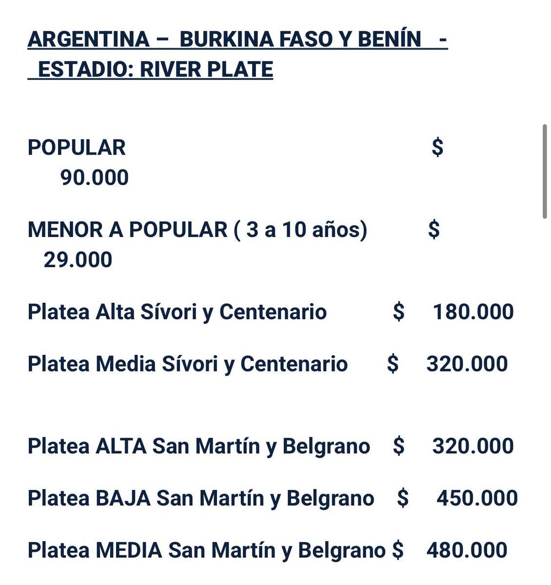 gastonedul's tweet photo. Las entradas para Argentina - Burkina Faso y Argentina - Benín (la despedida de Messi) van a salir el jueves 24/09 desde 18 hs por https://t.co/Q2m0r2fB16 https://t.co/bXpLR3pmiY