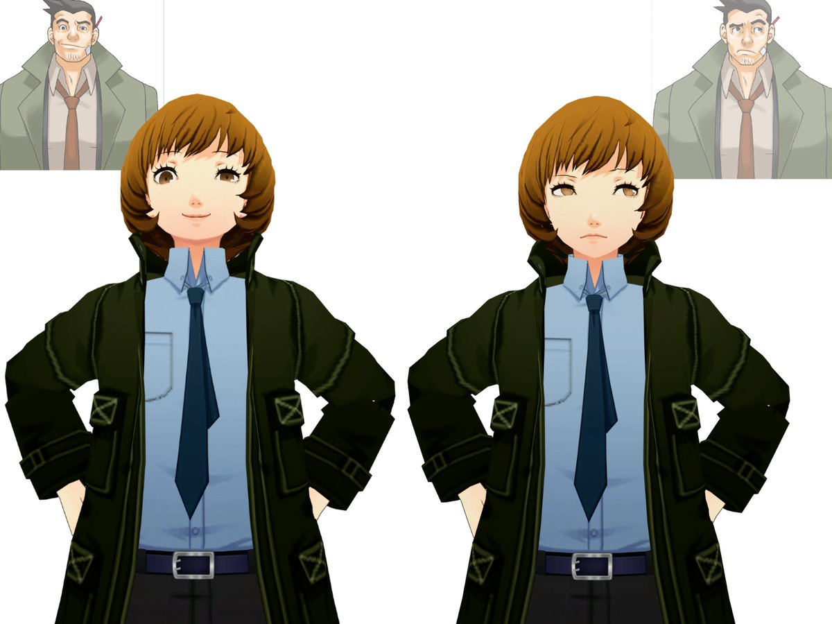 Fawzi5380's tweet photo. For those who didn't get the reference have a portrait sheet lol. #Persona #Persona4 https://t.co/QArLoMUCfI