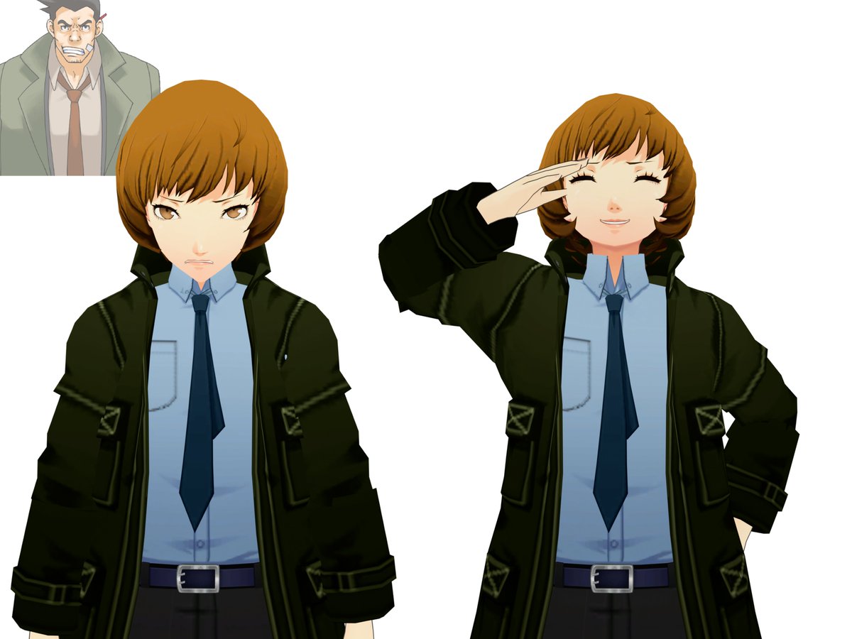 Fawzi5380's tweet photo. For those who didn't get the reference have a portrait sheet lol. #Persona #Persona4 https://t.co/QArLoMUCfI