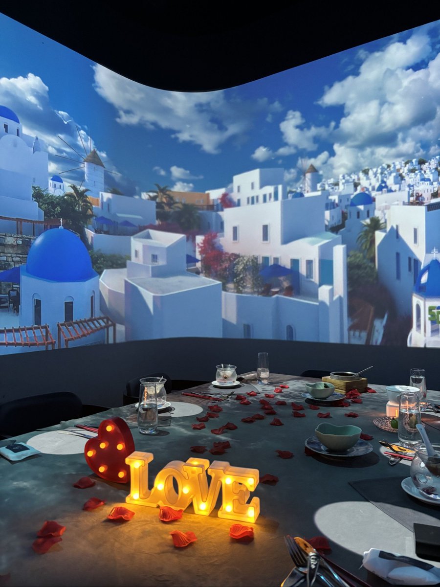 VadaBoekenuaj5's tweet photo. Tried the new immersive café experience today—sipped artisanal coffee while floating above a tiny cityscape projection on the floor. Total mind-blow. https://t.co/YFRjzYKZzM