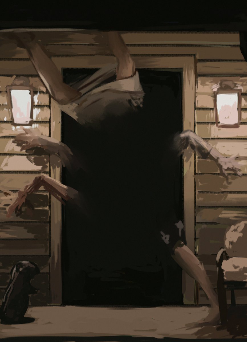PeachyPanchiko's tweet photo. These residents seem a little...evil 👀

Background practice after watching #ResidentEvil https://t.co/DRUtVXlQiP