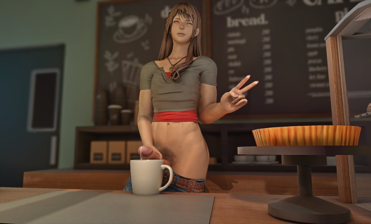 ReapyBoitwt's tweet photo. Hmm? You want to order from the secret menu? Well, if you insist~

#ffxivnsfw  | #gposensfw | #xivafterdark https://t.co/S3BEftlaeM