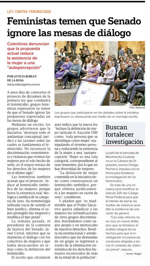 letroblesrosa's tweet photo. Hoy van feministas a protestar en el @senadomexicano , porque las han ignorado en sus propuestas de cambio a la ley contra feminicidios, explican.

En @Excelsior parte de sus argumentos: https://t.co/wHYCcc3Vl2