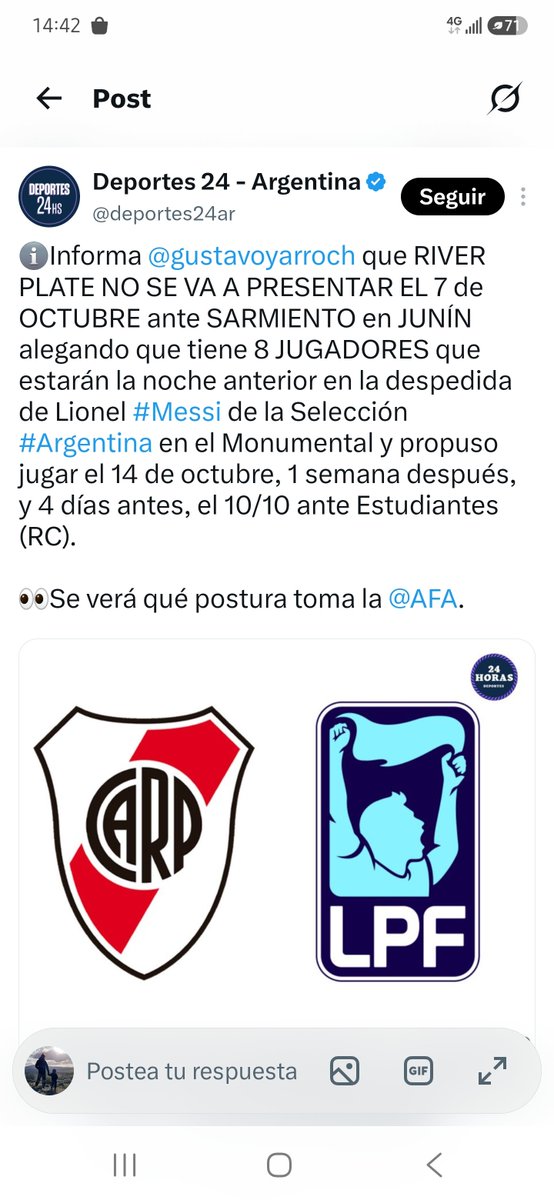 PabloMontanarel's tweet photo. @frabigol Te parece serio esto? https://t.co/jROc2hl0NL