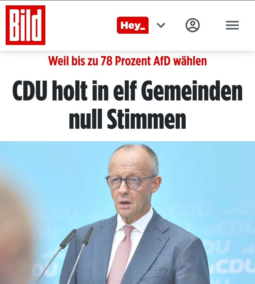 LilitThyra's tweet photo. Wahnsinn! 
In Mecklenburg-Vorpommern holte die CDU in 11 Gemeinden null Stimmen!
In 6 dieser Gemeinden erreichte dafür die AfD eine Zwei-Drittel-Mehrheit.

Mit der SPD hat die CDU auf das falsche Pferd gesetzt!
Sie sollten so schnell wie möglich die Brandmauer einreißen, sonst sind sie Geschichte!
