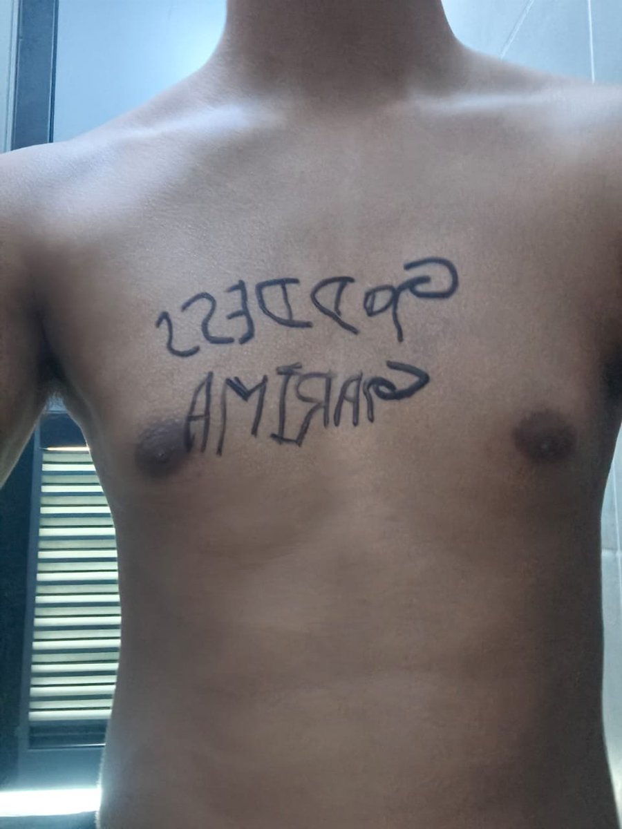 Nepgoddess36's tweet photo. Lucky slave 
It's a privilege for a slave to right my name on his chest https://t.co/0s548HhhGn