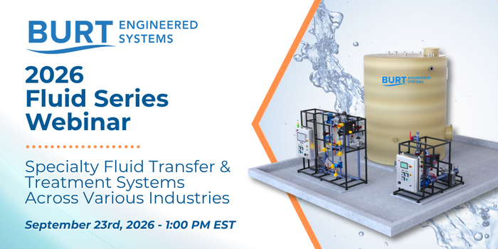 burtprocess's tweet photo. Join us for a webinar on Specialty Fluid Transfer &amp; Treatment Systems.

Explore solutions for fluid handling, solvent recovery, treatment, safety, and custom-engineered systems across critical industries.

Register: https://t.co/sdbCRZifHX

#FluidManagement #ProcessEngineering https://t.co/K3MvFEyrA5