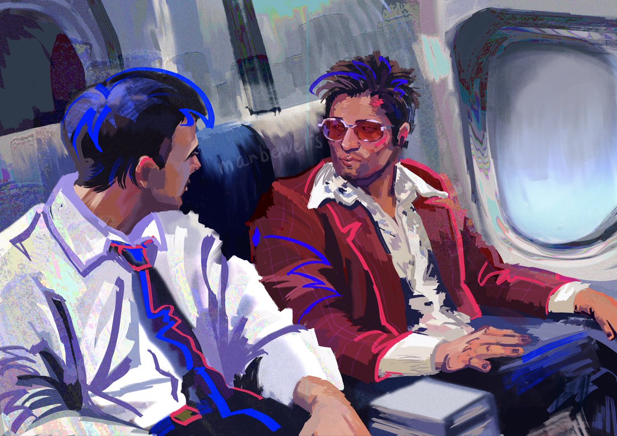 marbewellis's tweet photo. #fightclub #art #commissionㅤ https://t.co/UcvYPJsz0L