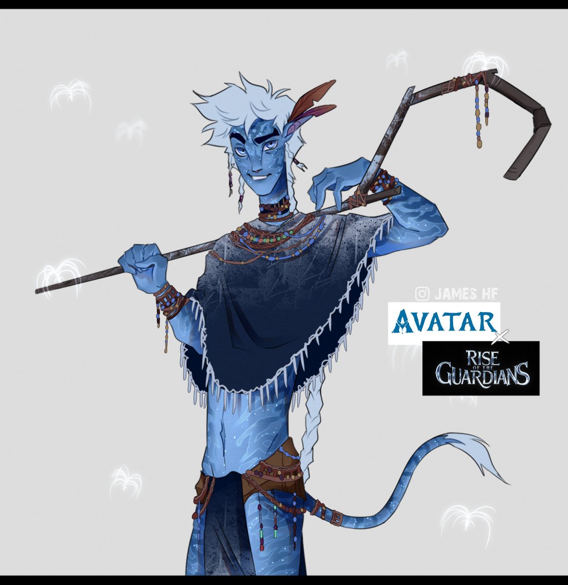 james___hf's tweet photo. The legendary Foursome (Hiccup, Jack Frost, Merida and Rapunzel) in the "Avatar" crossover https://t.co/fffoRfUGBG