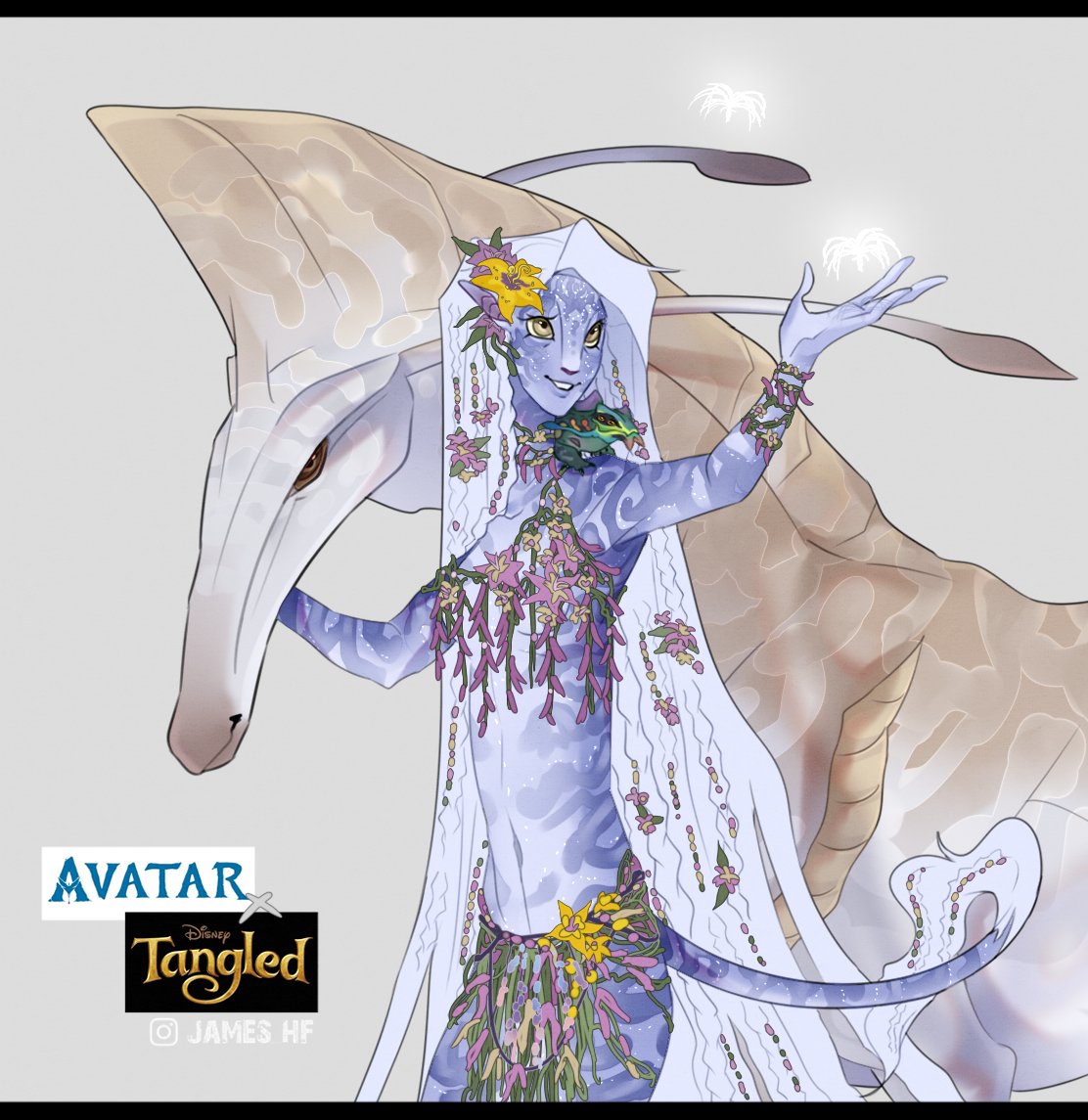 james___hf's tweet photo. The legendary Foursome (Hiccup, Jack Frost, Merida and Rapunzel) in the "Avatar" crossover https://t.co/fffoRfUGBG