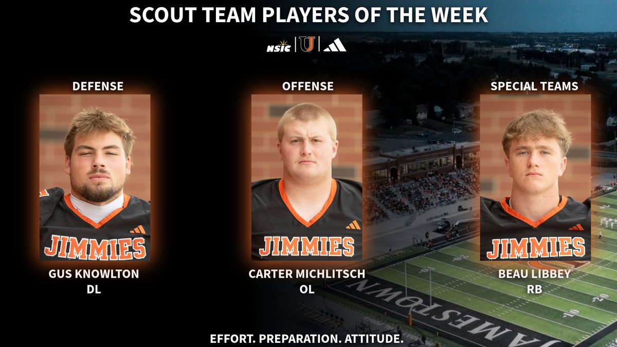 JimmieFootball's tweet photo. Our Scout Players of the Week vs Wayne State‼️

#EPA https://t.co/bEZ7wdyJMw
