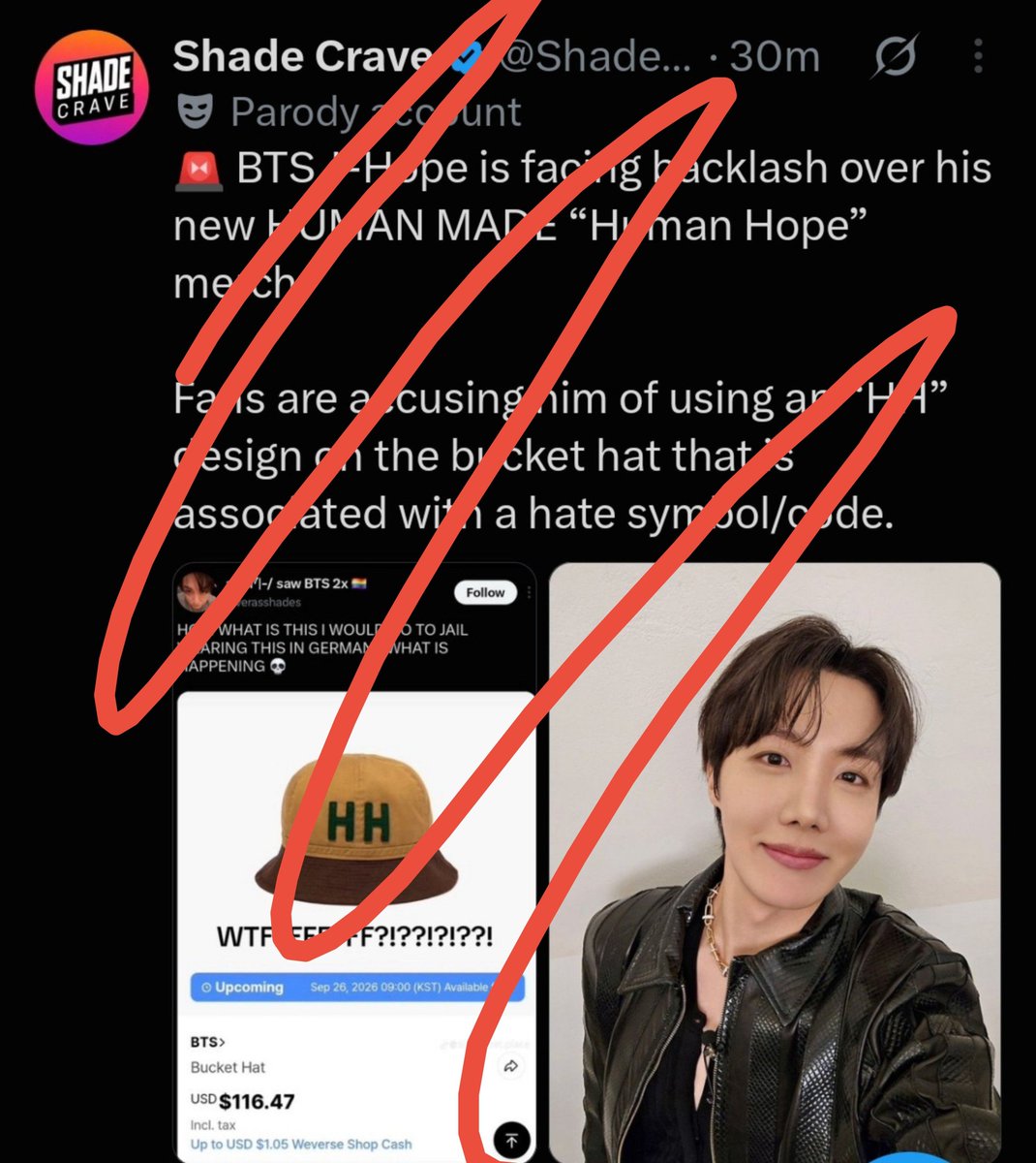 mizzieReportOT7's tweet photo. 🚨⚠️MASS REPORT 🐿🚨⚠️

Gnt n tem como levar esse povo a sério, simplesmente é a inicial de Human Hope 🤦‍♂️ Eles pegam uma parada totalmente inocente da coleção do 🐿 com a Human Made pra forçar hate e associações.

Esse povo é patético, pqp.

🚩 https://t.co/oMm1km1iGP 

📌 Categorias:
• Assédio e abuso
• Ataques direcionados
• Fake news
• Ódio 
• Spam 

Não engajem 🚫