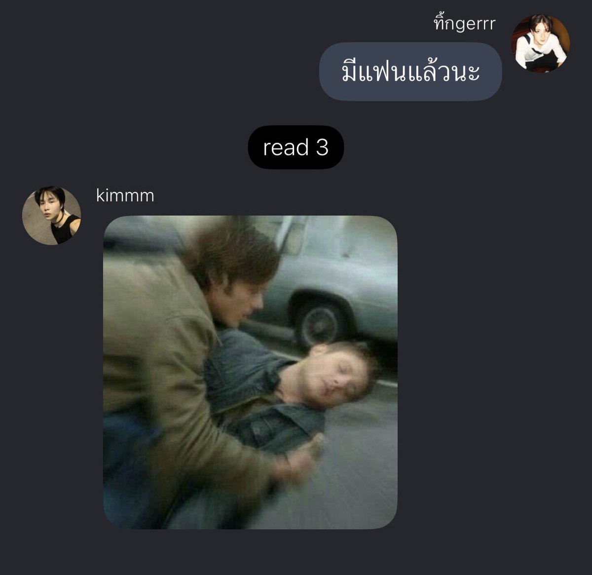 hachuyouu's tweet photo. สภาพจั๊นแบบนี้เลย เกอร์มีแฟนแล้ว 😭😭 https://t.co/b4bSvXjYaw