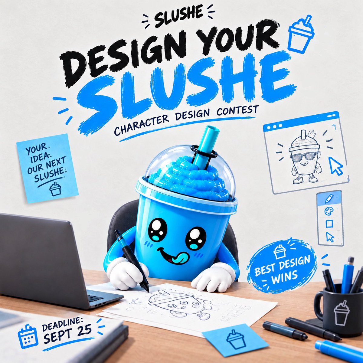 SlusheCoin's tweet photo. $SLUSHE MEME CONTEST IS LIVE! 🧊

Think you can make the coldest SLUSHE? 👀 Prove it.

🏆 $50 PRIZE POOL
🥇 $25 | 🥈 $15 | 🥉 $10

HOW TO ENTER:
1️⃣ Follow @slushecoin
2️⃣ Join: https://t.co/sa9tzHWDII
3️⃣ Create your SLUSHE design
4️⃣ Tag @slushecoin + #SLUSHE
5️⃣ Drop your entry in the comments

⏰ 3 DAYS ONLY

🚫 NO AI CREATIONS

Bring your creativity. 🧊
BEST SLUSHE WINS. LET THE WAR BEGIN. ⚔️