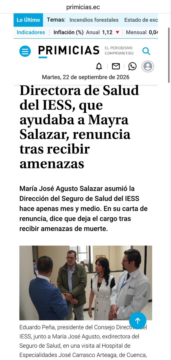 Danielsalcan_'s tweet photo. Es increíble cómo estos sinvergüenzas se aprovechan de la poca memoria que tiene este país. María José Agusto, la directora del IESS que tuvo que renunciar porque se hicieron públicos chats donde usaba su cargo para hacerle favores a la delincuente Mayra Salazar (probada operadora del narco), ahora como si nada de candidata a alcaldesa de Samborondón. Se nos ríen en la fucking cara.