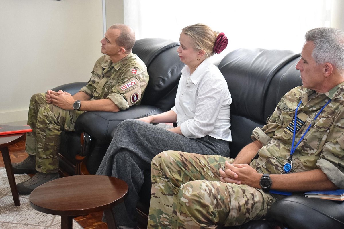 EASF4Peace's tweet photo. EASF Director Brig. Gen. Ronald Rwivanga hosted a Danish delegation at the EASF Secretariat in Karen, Nairobi, on 22 September 2026 to discuss cooperation in Humanitarian Assistance and Natural Disaster Support (HANDS).
The engagement explored opportunities to strengthen regional preparedness and response under the EASF framework.
#EASF #HANDS #RegionalCooperation #DisasterResponse