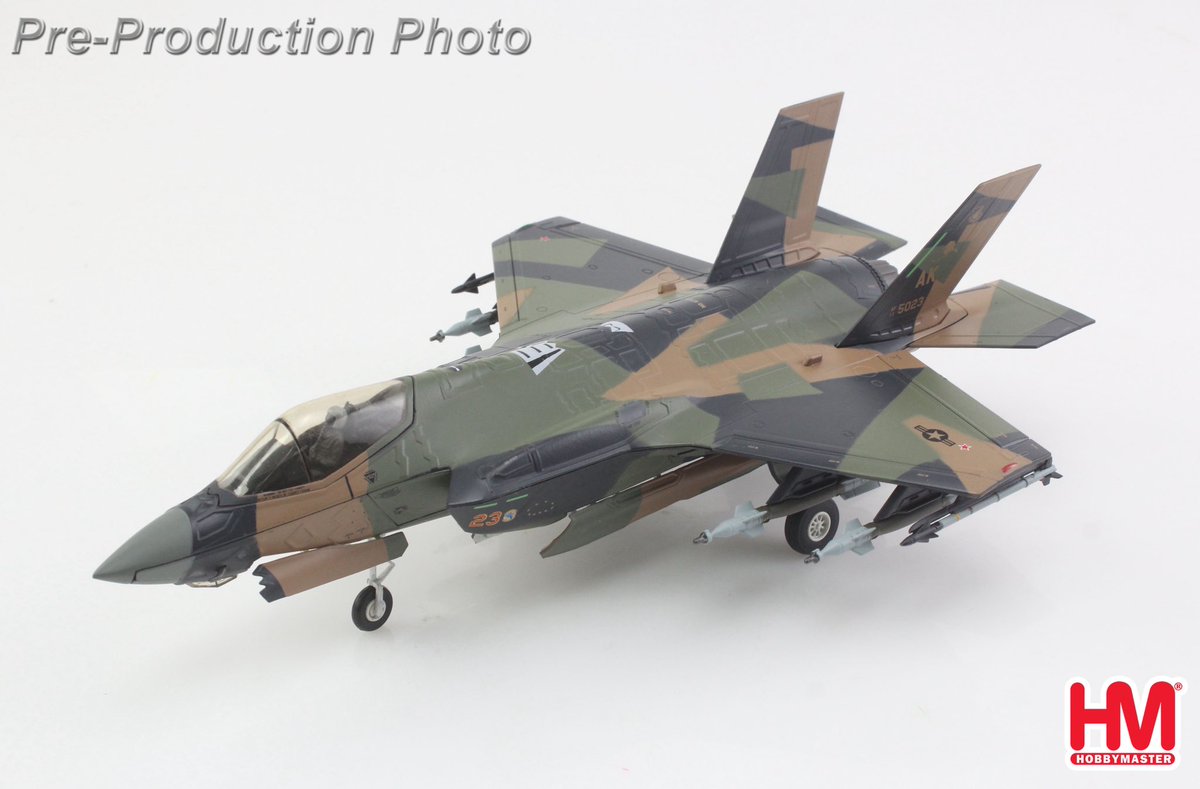 diecastdioram's tweet photo. Hobby Master HA4451 | Lockheed F-35A Lightning II

Lockheed F-35A Lightning II, "Green Splitter" 11-5023, 65 AGRS, 57 WG, USAF (what if scheme)

Scale 1:72 / Diecast model 

Pre-order now at : https://t.co/dRDrqq7l9T https://t.co/m6KPLqDctZ